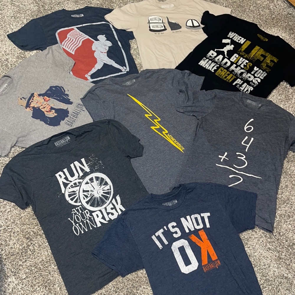 Mens Baseballism Tee Bundle